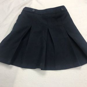Navy girls school uniform skort